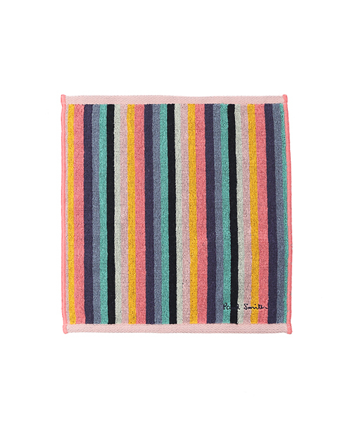 Paul Smith ポールスミス の アーティストストライプ タオルハンカチ ハンカチ ハンドタオル Wear