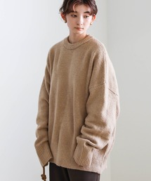 select MOCA | もっちり柔らか肌触り★ユニセックスバルーンスリーブデザインオーバーサイズボリュームニット(ニット/セーター)