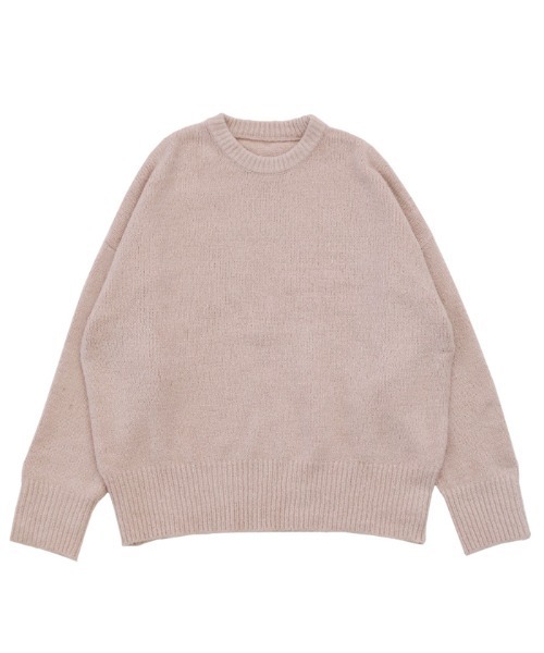 select MOCA（セレクトモカ）の「2021 AW オーバーサイズボリュームニット（ニット/セーター・レディース・ホワイト/ブラウン/サックスブルー/イエロー/ピンクベージュ/ベージュ/パープル/グリーン/ダークブラウン・FREE）」の21枚目の写真