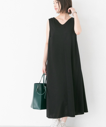 URBAN RESEARCH | スーピマコットンVネックノースリーブワンピース(ワンピース)