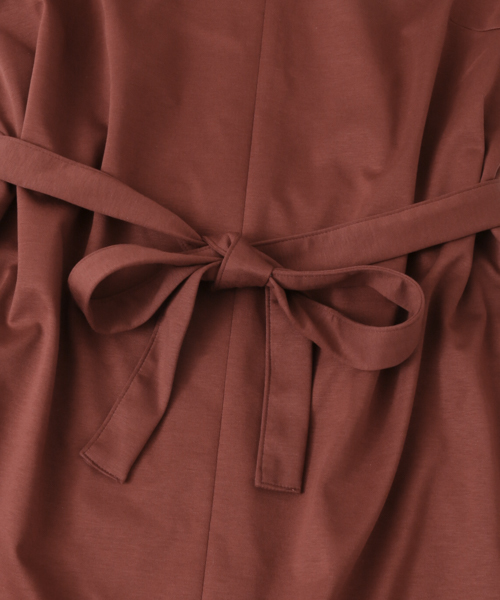 URBAN RESEARCH（アーバンリサーチ）の「スーピマコットンVネックノースリーブワンピース（ワンピース・レディース・グリーン/ブラウン系その他/ブラック・FREE）」の12枚目の写真