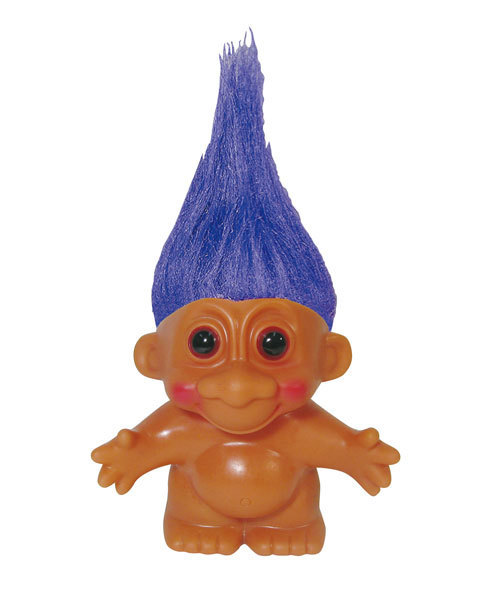【新品未使用】Good Luck Trolls ペンダント パープル Troll Doll Necklace - Handmade Kawaii Necklace Fairy Kei