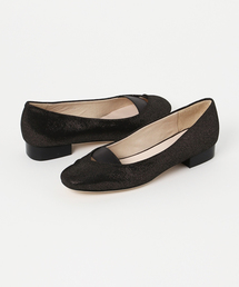 スクエアフラットパンプス