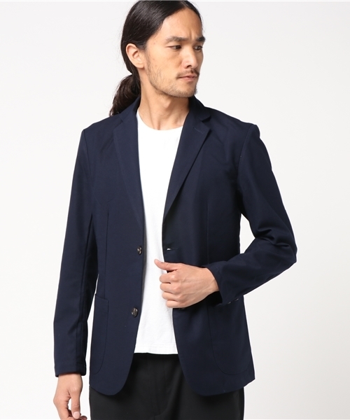 koe（コエ）の「TRキャンバスアンコンジャケット（テーラードジャケット・メンズ・グレー/ネイビー・S/M/L/LL）」の5枚目の写真