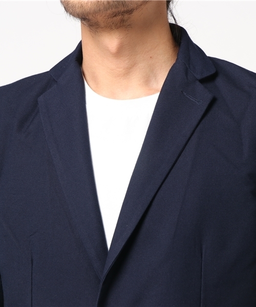 koe（コエ）の「TRキャンバスアンコンジャケット（テーラードジャケット・メンズ・グレー/ネイビー・S/M/L/LL）」の7枚目の写真