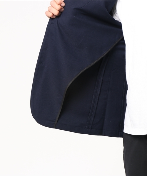 koe（コエ）の「TRキャンバスアンコンジャケット（テーラードジャケット・メンズ・グレー/ネイビー・S/M/L/LL）」の4枚目の写真