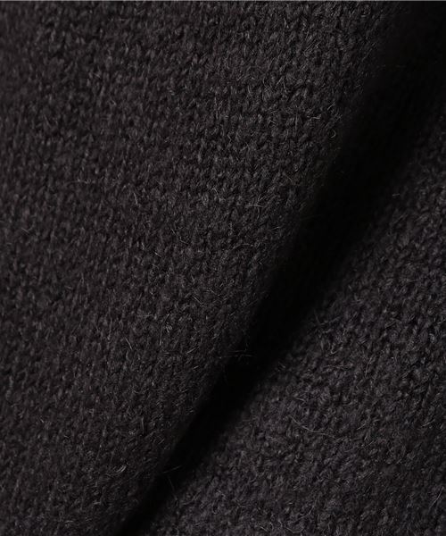 earth music&ecology（アースミュージックアンドエコロジー）の「・袖口ベルトニットプルオーバー（ニット/セーター・レディース・ブラック/サックスブルー/アイボリー/ライトピンク・FREE）」の8枚目の写真