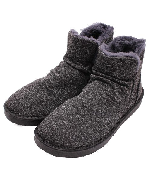 ムートンブーツボアファーショートブーツ
