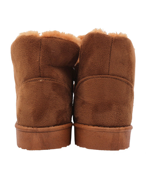 ムートンブーツボアファーショートブーツ