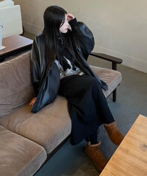 ８(eight)（エイト）の「ムートンブーツ ボア ファー ショート ブーツ（ブーツ・メンズ・ブラック/ブラックミックス/キャメル・SMALL/MEDIUM/LARGE/X-LARGE）」の21枚目の写真