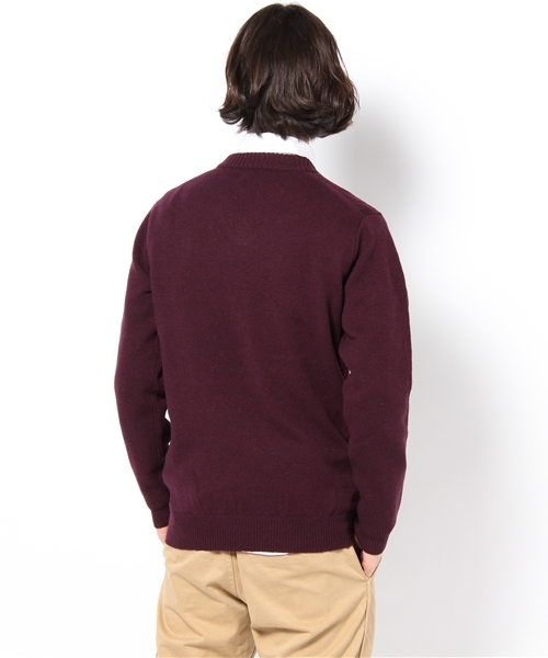 BEAUTY&YOUTH UNITED ARROWS（ビューティーアンドユースユナイテッドアローズ）の「BY ラム Vネックニット◆（ニット/セーター・メンズ・ブラック/コバルトブルー/パープル/グレー・SMALL/MEDIUM/LARGE/X-LARGE）」の6枚目の写真