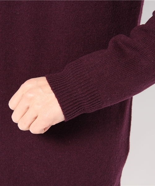 BEAUTY&YOUTH UNITED ARROWS（ビューティーアンドユースユナイテッドアローズ）の「BY ラム Vネックニット◆（ニット/セーター・メンズ・ブラック/コバルトブルー/パープル/グレー・SMALL/MEDIUM/LARGE/X-LARGE）」の8枚目の写真