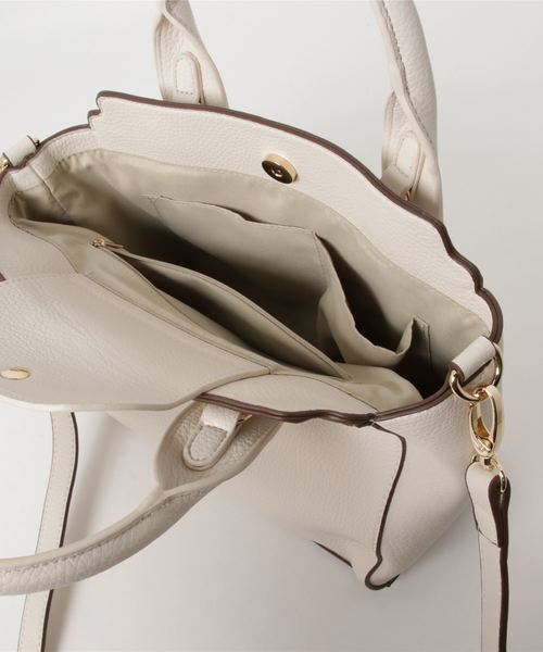 Andemiu（アンデミュウ）の「２ＷＡＹヒラカシメショルダー784970（ショルダーバッグ・アイボリー/イエロー/ベージュ/ブラック・FREE）」の7枚目の写真