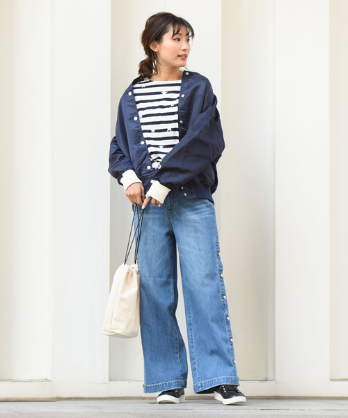 LIPSTAR(リップスター)の「星刺繍タックスリーブカットソー(Tシャツ/カットソー・レディース・オフホワイト/ブラック/ブルー系その他/ラベンダー・M)」の18枚目の写真