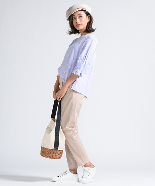 LIPSTAR(リップスター)の「星刺繍タックスリーブカットソー(Tシャツ/カットソー・レディース・オフホワイト/ブラック/ブルー系その他/ラベンダー・M)」の14枚目の写真