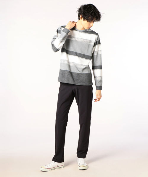 GLOSTER（グロスター）の「Lポケ Cool Touch パンツ（チノパンツ・メンズ・ストーン/ネイビー/ブラック・L/XL/M/S）」の6枚目の写真