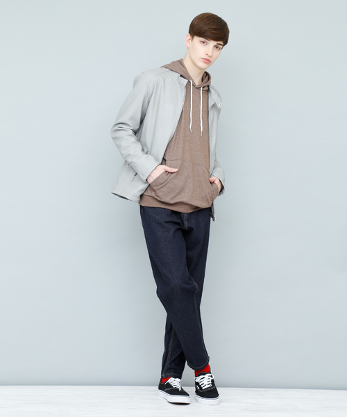 EMMA CLOTHES（エマクローズ）の「10oz ワイドバギーデニムパンツ（デニムパンツ・メンズ・ブルー/インディゴブルー・L/M）」の3枚目の写真