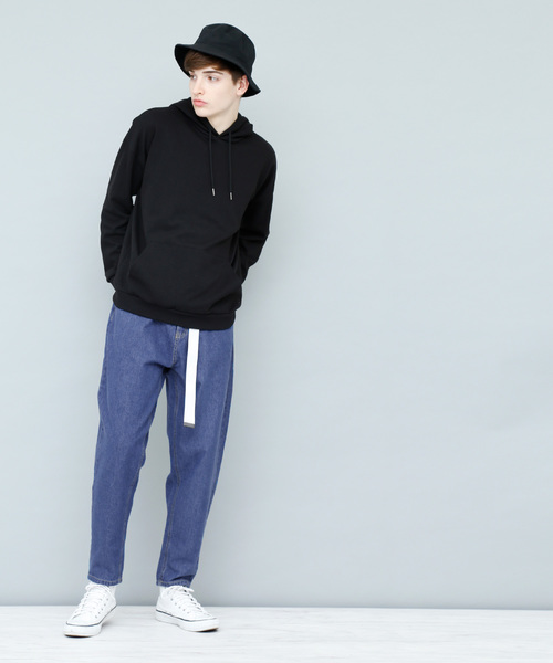 EMMA CLOTHES（エマクローズ）の「10oz ワイドバギーデニムパンツ（デニムパンツ・メンズ・ブルー/インディゴブルー・L/M）」の7枚目の写真