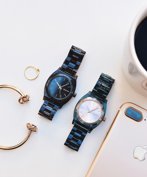 NIXON(ニクソン)の「THE MEDIUM TIME TELLER ACETATE NA1214400-00 BROWN(アナログ腕時計・レディース・ブラウン系その他・FREE)」の4枚目の写真