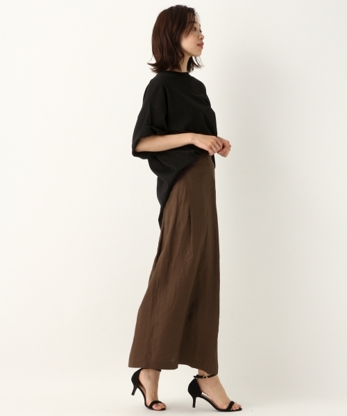 A part by（アパートバイ）の「Lヘリンボンマキシスカート　795900（スカート・レディース・ネイビー/ブラウン/アイボリー/ライトパープル/グリーン/ベージュ系その他・MEDIUM/LARGE）」の10枚目の写真