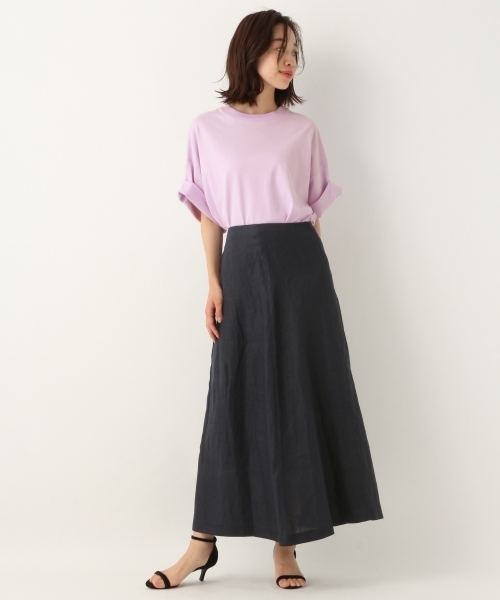 A part by（アパートバイ）の「Lヘリンボンマキシスカート　795900（スカート・レディース・ネイビー/ブラウン/アイボリー/ライトパープル/グリーン/ベージュ系その他・MEDIUM/LARGE）」の12枚目の写真