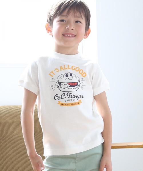 coen（コーエン）の「【coen キッズ / ジュニア】コーエンプレイショップTシャツ(100～150cm)（Tシャツ/カットソー・キッズ・ライトブルー/ネイビー/ホワイト/ピンク・100/120/150/140/130/110）」の2枚目の写真