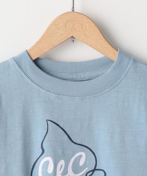 coen（コーエン）の「【coen キッズ / ジュニア】コーエンプレイショップTシャツ(100～150cm)（Tシャツ/カットソー・キッズ・ライトブルー/ネイビー/ホワイト/ピンク・100/120/150/140/130/110）」の8枚目の写真