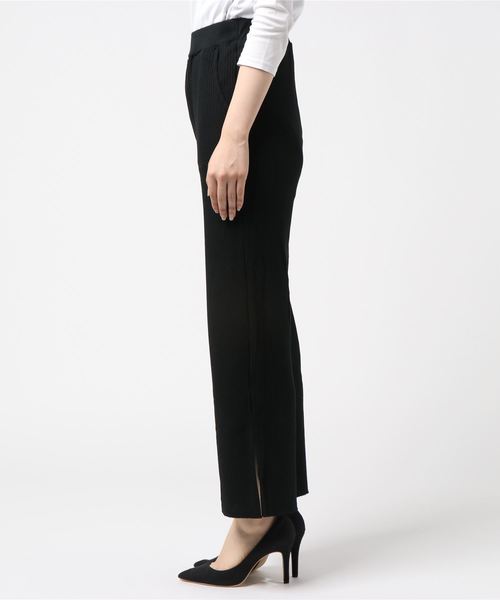 WEGO（ウィゴー）の「WEGO/ワッフルスリットパンツ（その他パンツ・レディース・ライトベージュ/ブラック/杢グレー・FREE）」の4枚目の写真