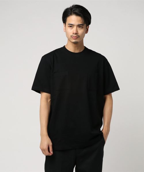 JOHN LAWRENCE SULLIVAN（ジョンローレンスサリバン）の「COTTON DOUBLE POCKET TEE（Tシャツ/カットソー・メンズ・ブラック/グレー・SMALL/MEDIUM/LARGE）」の5枚目の写真