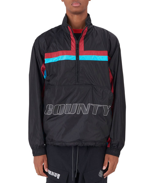 MARCELO BURLON(マルセロ・バーロン)の「MARCELO BURLON “COLOR BAND”アウター(ブルゾン・メンズ・ブラック・MEDIUM)」の1枚目の写真