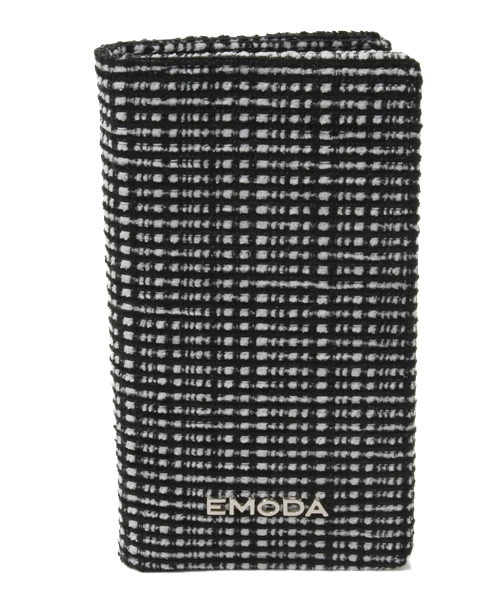 EMODA(エモダ)の「Sout light tweed I PHONE CASE for5(スマホケース/カバー・レディース・ブルー/ブラック/ホワイト・FREE)」の2枚目の写真
