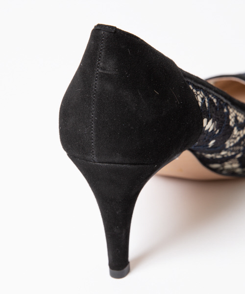 PICHE ABAHOUSE（ピシェ アバハウス）の「チュールポインテッドパンプス（パンプス・レディース・ブラック/シルバー/ブルー/ブラック系その他/アイボリー・40/38/39/35/36/37/34）」の10枚目の写真