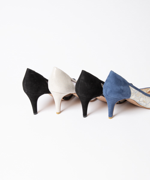PICHE ABAHOUSE（ピシェ アバハウス）の「チュールポインテッドパンプス（パンプス・レディース・ブラック/シルバー/ブルー/ブラック系その他/アイボリー・40/38/39/35/36/37/34）」の17枚目の写真