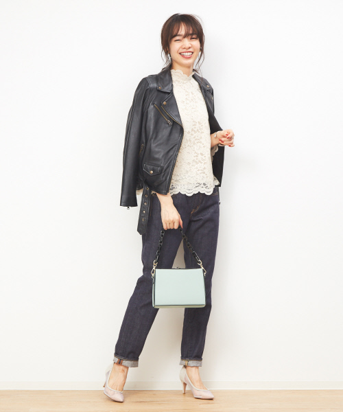 PICHE ABAHOUSE（ピシェ アバハウス）の「チュールポインテッドパンプス（パンプス・レディース・ブラック/シルバー/ブルー/ブラック系その他/アイボリー・40/38/39/35/36/37/34）」の20枚目の写真