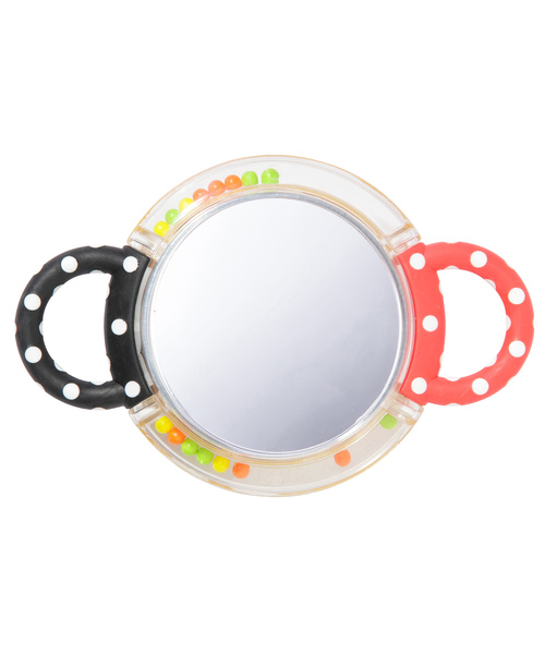 Sassy（サッシー）の「にこにこミラーラトル（おもちゃ・キッズ・イエロー系その他・ONE SIZE）」の2枚目の写真