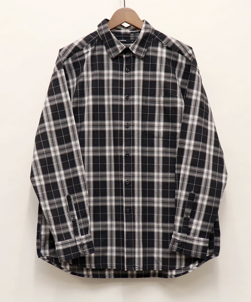 Confirm(コンファーム)の「Confirm / コンファーム オーバーサイズチェックシャツ(シャツ/ブラウス・メンズ・ブラック/ベージュ・M/L)」の1枚目の写真