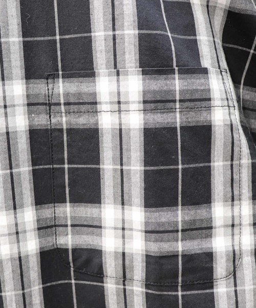 Confirm(コンファーム)の「Confirm / コンファーム オーバーサイズチェックシャツ(シャツ/ブラウス・メンズ・ブラック/ベージュ・M/L)」の5枚目の写真