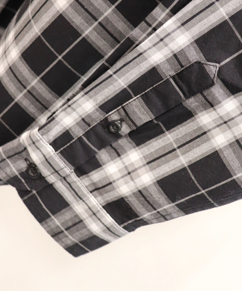 Confirm(コンファーム)の「Confirm / コンファーム オーバーサイズチェックシャツ(シャツ/ブラウス・メンズ・ブラック/ベージュ・M/L)」の6枚目の写真