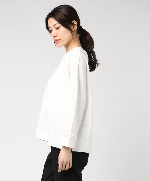 LUGG NAGG（ラグナグ）の「【Jewelobe/ ジュエローブ】センターブロッキングカットプルオーバー（Tシャツ/カットソー・レディース・ベージュ/オフホワイト/ブルー/ピンク・FREE）」の6枚目の写真