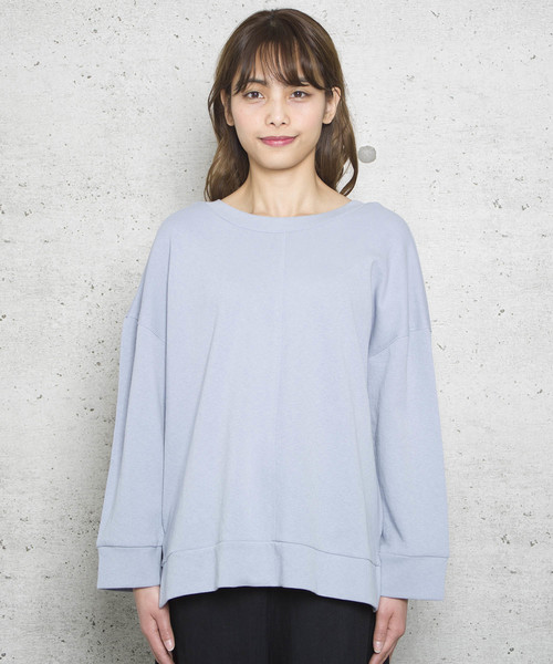LUGG NAGG（ラグナグ）の「【Jewelobe/ ジュエローブ】センターブロッキングカットプルオーバー（Tシャツ/カットソー・レディース・ベージュ/オフホワイト/ブルー/ピンク・FREE）」の9枚目の写真