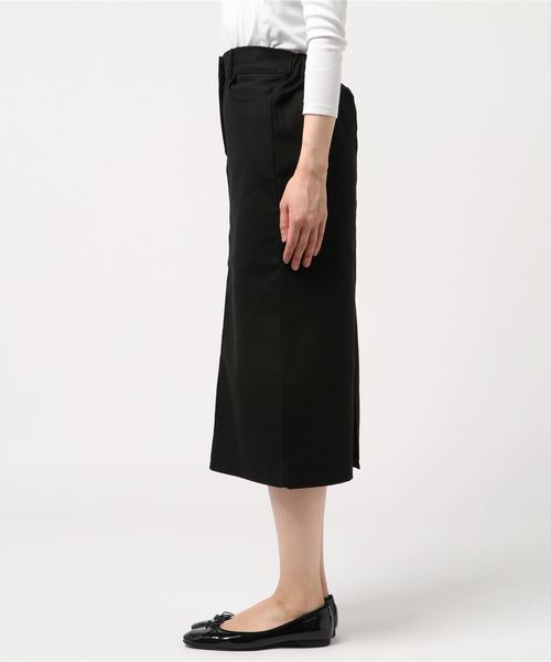 DING（ディング）の「DING/ツイルロングスカ－ト（スカート・レディース・ベージュ/ブラック・FREE）」の6枚目の写真