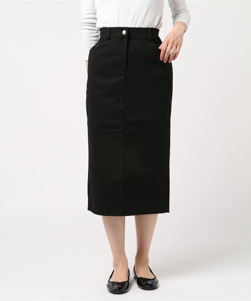 DING（ディング）の「DING/ツイルロングスカ－ト（スカート・レディース・ベージュ/ブラック・FREE）」の7枚目の写真