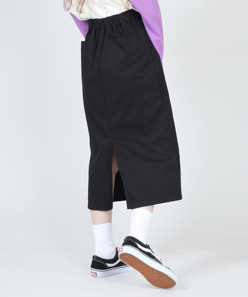 DING（ディング）の「DING/ツイルロングスカ－ト（スカート・レディース・ベージュ/ブラック・FREE）」の9枚目の写真