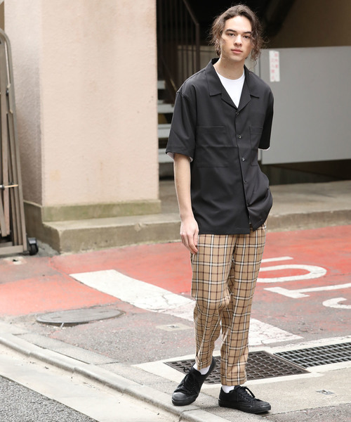 JUNRED（ジュンレッド）の「ドライストレッチ半袖シャツ（シャツ/ブラウス・メンズ・ブラック/グリーン/イエロー・S/M/L）」の12枚目の写真