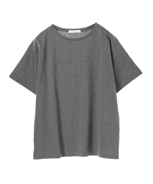 AMERICAN HOLIC（アメリカンホリック）の「BASIC5分袖ゆるシTャツ＊（Tシャツ/カットソー・レディース・ブラック/オフホワイト/ピンク/グリーン/キャメル/その他7/ホワイト系その他4/グレー系その他2・FREE）」の9枚目の写真