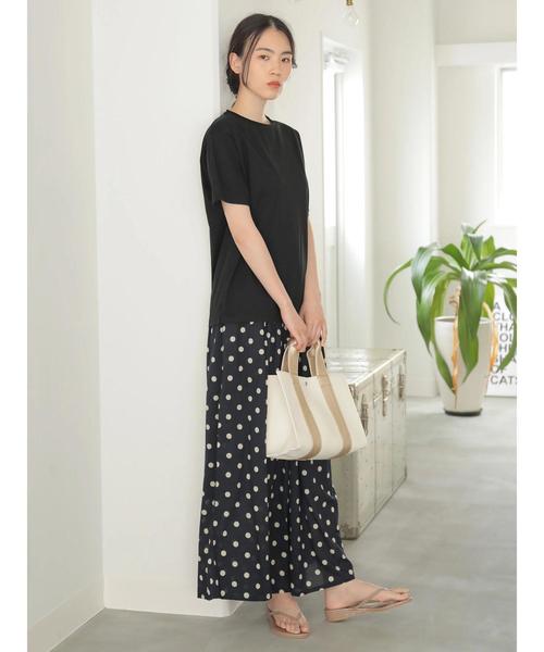 AMERICAN HOLIC（アメリカンホリック）の「BASIC5分袖ゆるシTャツ＊（Tシャツ/カットソー・レディース・ブラック/オフホワイト/ピンク/グリーン/キャメル/その他7/ホワイト系その他4/グレー系その他2・FREE）」の20枚目の写真