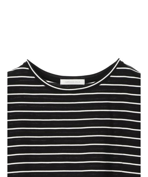 AMERICAN HOLIC（アメリカンホリック）の「BASIC5分袖ゆるシTャツ＊（Tシャツ/カットソー・レディース・ブラック/オフホワイト/ピンク/グリーン/キャメル/その他7/ホワイト系その他4/グレー系その他2・FREE）」の11枚目の写真