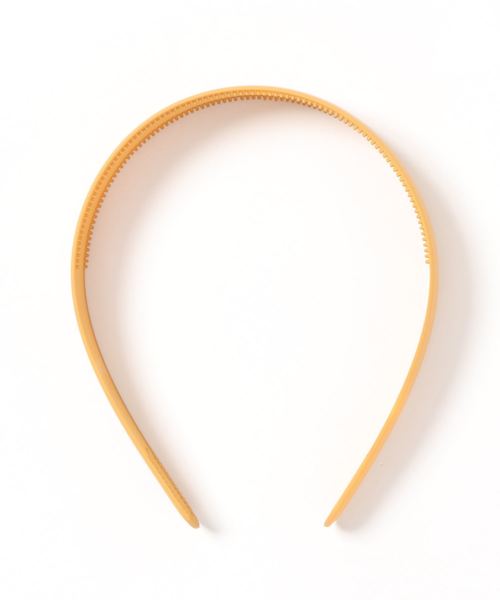 Fun & Daily（ファンアンドデイリー）の「F&D : ワイドマットカチューシャ（カチューシャ・レディース・ブラック/ベージュ/ネイビー/レッド/ワインレッド/イエロー/グリーン・FREE）」の5枚目の写真