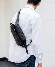 【イタリアンレザー】本牛革横型ボディバッグ クロスボディバッグ