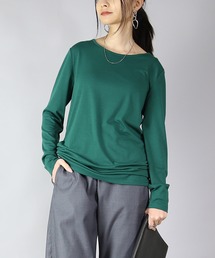 STONE  長袖カットソー グリーン 楽天市場】カットソー 長袖 レディース トップス 長袖カットソー